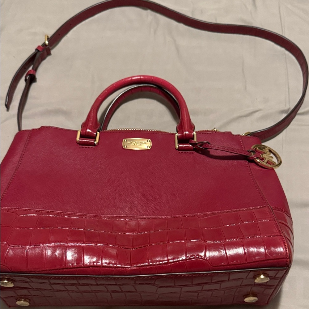 Elegant Red Designer Handbag